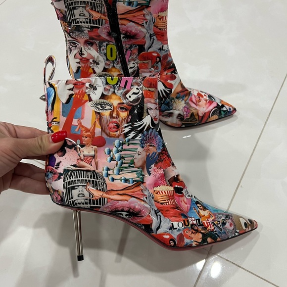 Christian Louboutin Epic Oh Xtian Ankle 70 leather bootie - Picture 8 of 14